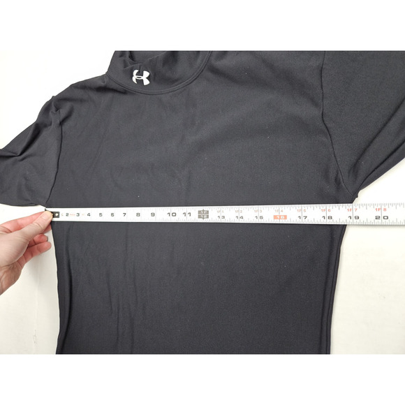 Under Armour Long Sleeve Compression Shirt Men's XL Black Base Layer - Picture 3 of 6